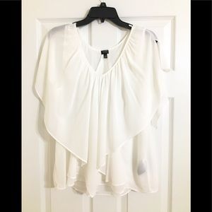 White Crepe Blouse